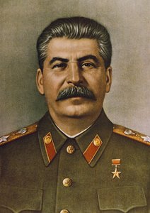 Portret van Joseph Stalin